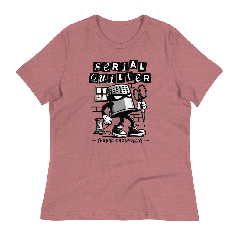 Serial Quilter Women's T-Shirt, Funny Sewing T-Shirt, Quilt Retreat, Quilter Tee, Quilting Pun T-Shirt, Crafting Tee, Quilting Bee