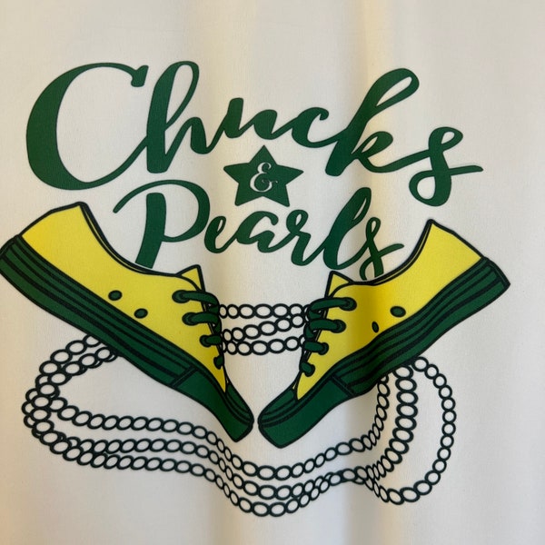 T-shirt Chucks et Perles