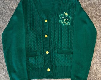 Chi Eta Phi Cardigan | Women&#39;s Green Sweater