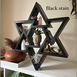 Sacred geometry triangle altar shelf image 3