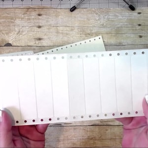 Jahrgang Dot-Matrix-Drucker-Etiketten