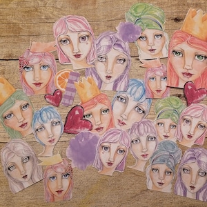 Set of Brookie Girly Sticker Flakes