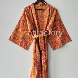 100% katoenen kimonobadjassen Mooie katoenen kimono-jurk Expresslevering kamerjas Katoenen kimono gratis verzending cadeau bruidsmeisjes Bestseller
