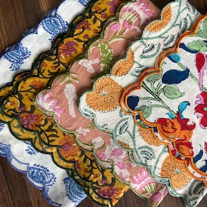 Assorted 100 Pcs Table Napkins | Soft Cotton Dinner Set | Handcrafted Eco-Friendly Style