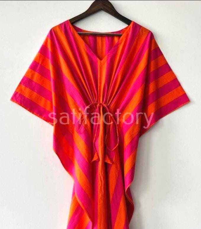 Womens Pink and Orange Dress - Etsy