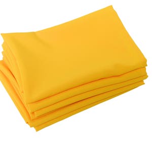 gelbe Serviette