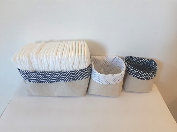 Panier Rangement Bebe Corbeille Rangement Tissu Corbeille Etsy France