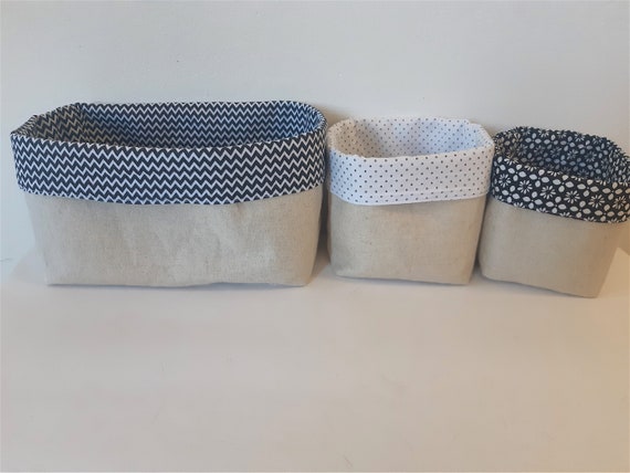 Panier Rangement Bebe Corbeille Rangement Tissu Corbeille Etsy