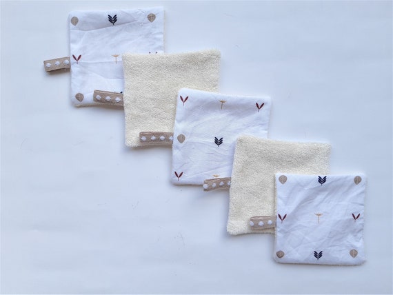 Lingettes Lavables Bebe Coton Change Bebe Carre Lavable Etsy