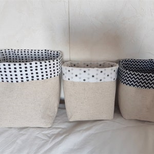 Panier Rangement Bebe Corbeille Rangement Tissu Corbeille Etsy