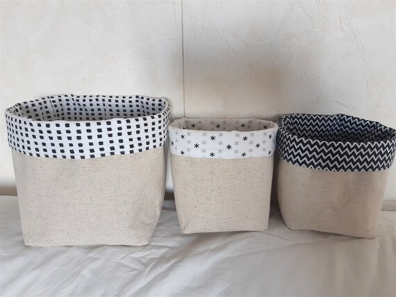 Panier Rangement Bebe Corbeille Rangement Tissu Corbeille Etsy France