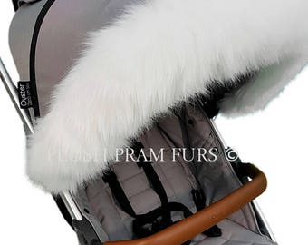 pram fluffy hood