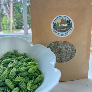 Wild Foraged Spruce & Fir Tip Seasoning Salt: Limited Batch Finishing Salt