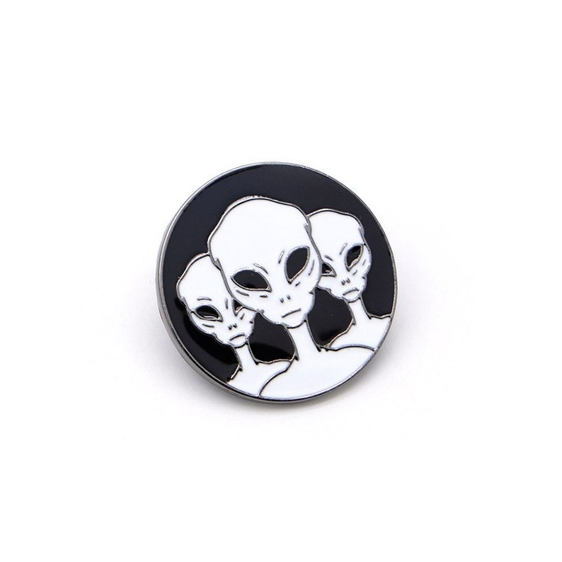The Aliens Pin Hard Enamel Pin Trippy Pins Alien Pin | Etsy