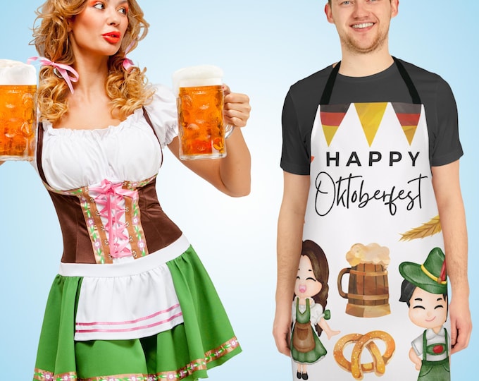Oktoberfest Chef's Apron: Festive German Cooking Gift