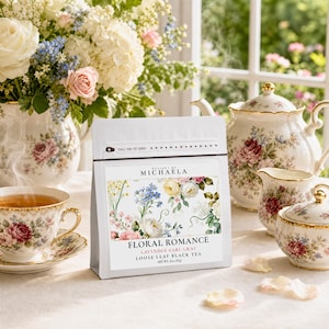 Floral Romance Assorted Loose Leaf Tea Blends: Elegant Teas for Gifting