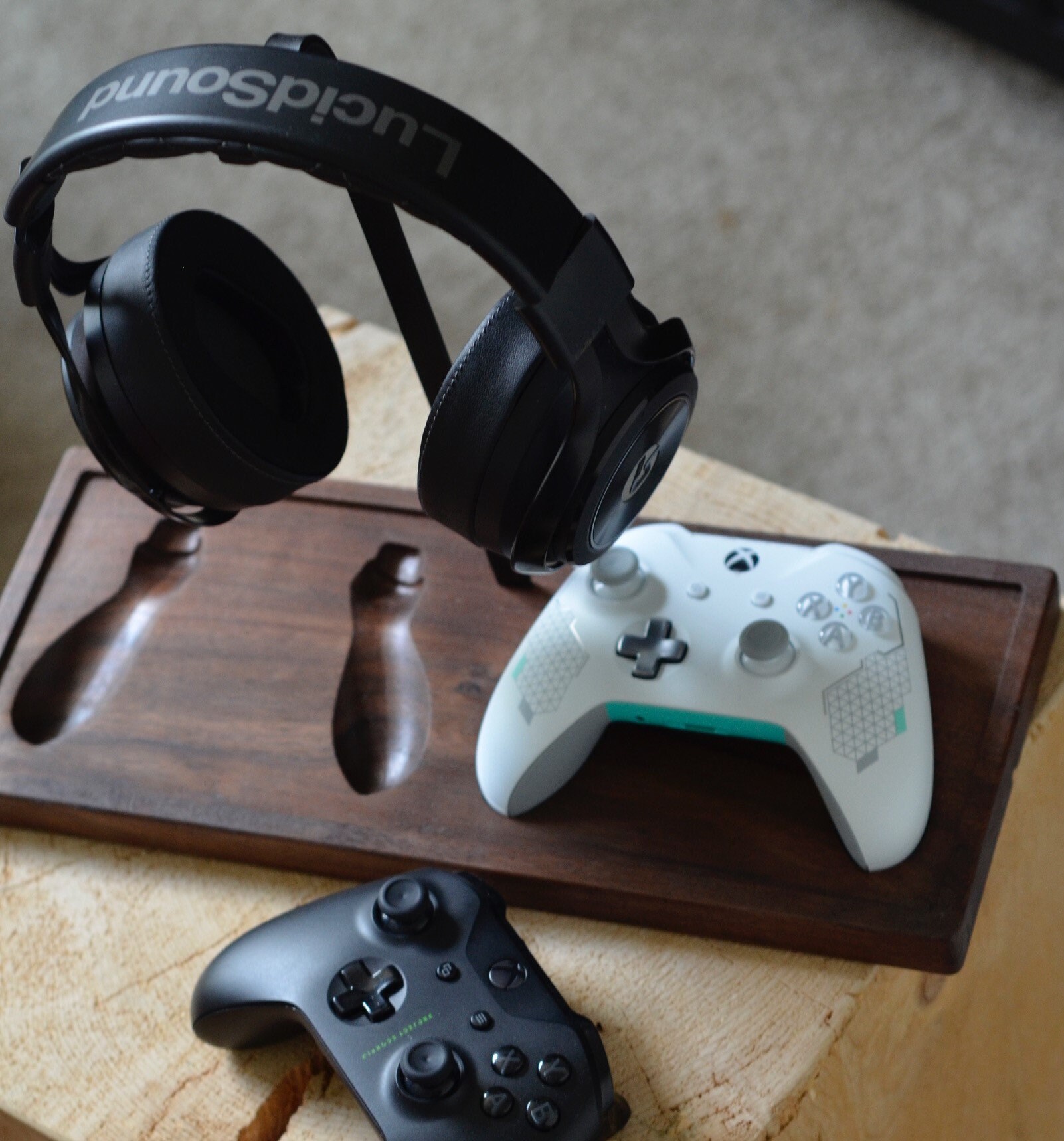 Xbox One Controller Holder with Headphone Hanger Holds 2 Etsy