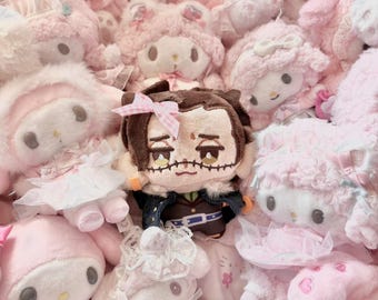 Pirate Anime OP Sir Crocodile 10cm kpop plush doll keychain
