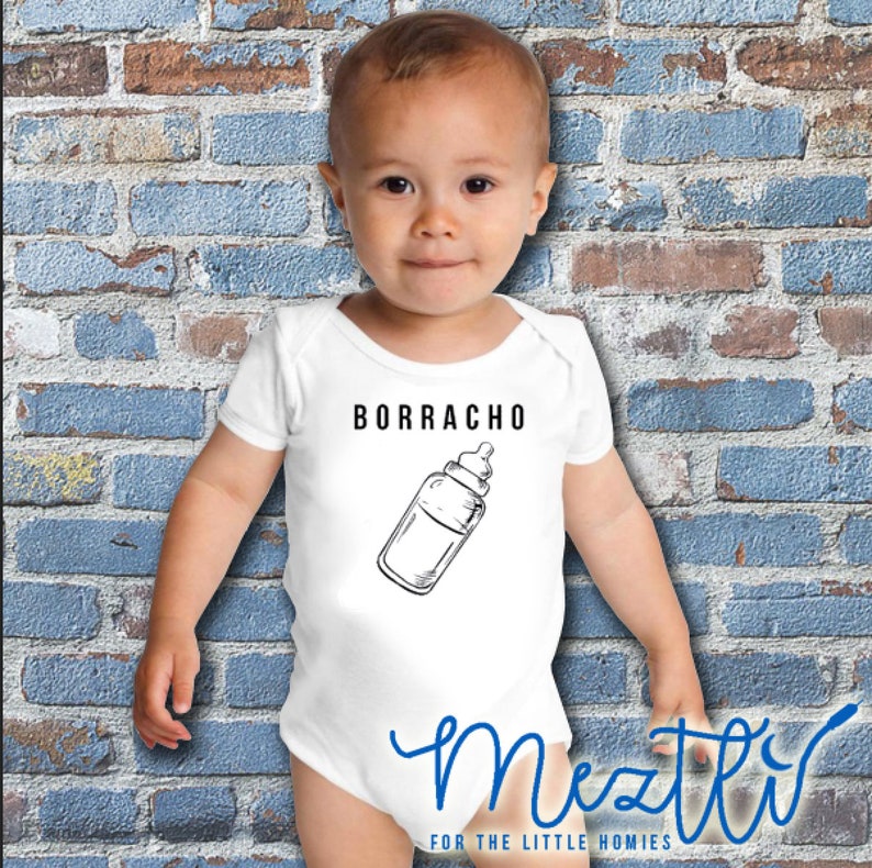 Borracho Onesie® Spanish Onesies® Hip Hop Baby Clothes Etsy