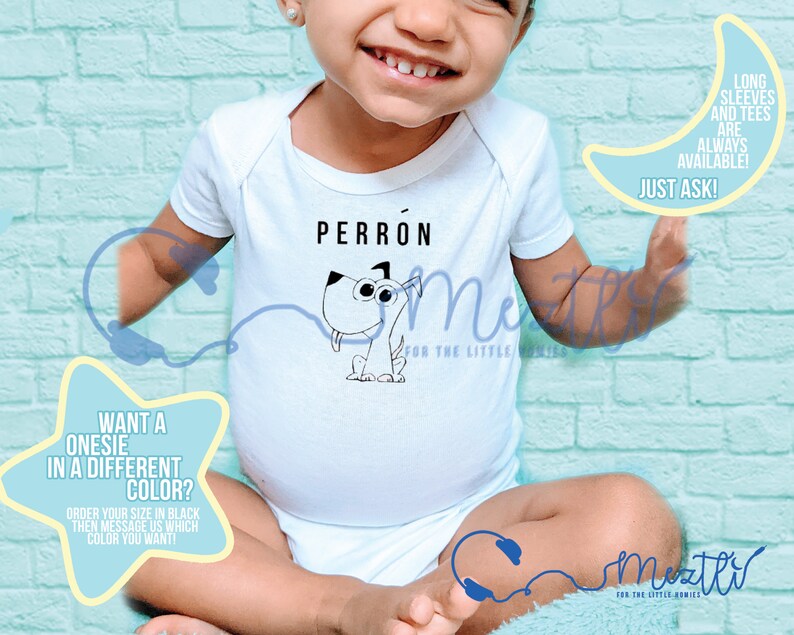 Perron Spain Perrón Onesie® | Spanish Mameluco | Hip Hop Baby Clothes | Unisex ...
