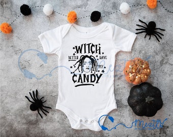 Witch Betta Onesie® | Hip Hop Halloween Onesie® | Hip Hop Baby Clothes | Unisex Bodysuit | Baby Gift | Unique Baby Clothes | Rap Music