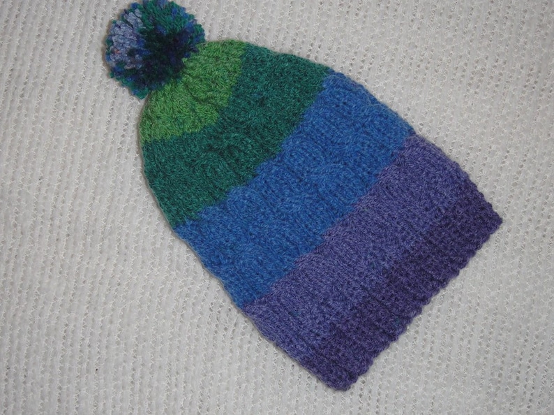 Baby Winter Hat. Handmade.. Fits 6-18 months old. image 2