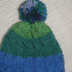 Baby Winter Hat. Handmade.. Fits 6-18 months old. image 3