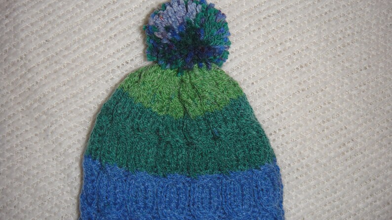 Baby Winter Hat. Handmade.. Fits 6-18 months old. image 3