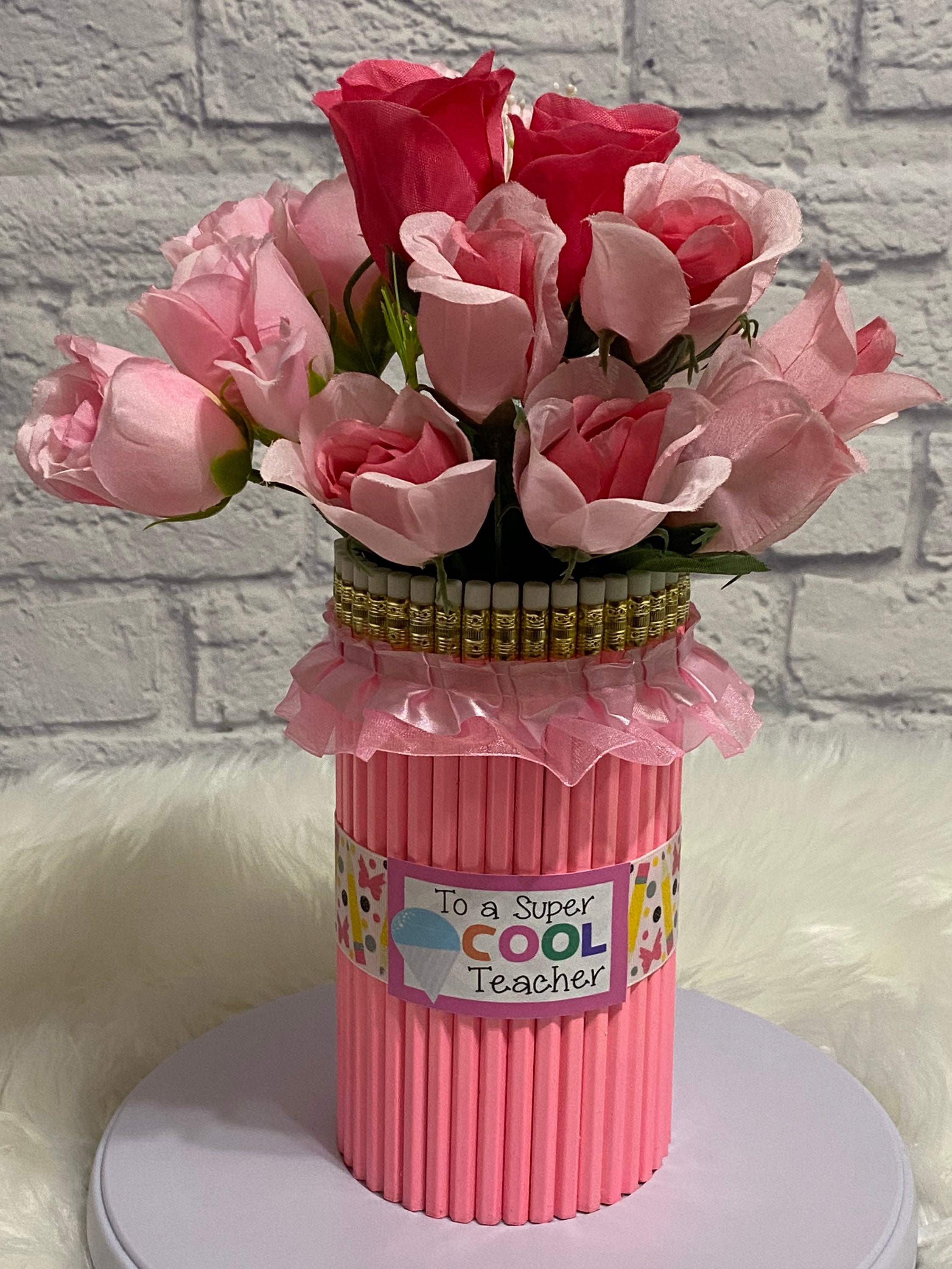 Pencil Vase for Teacher Appreciation Etsy