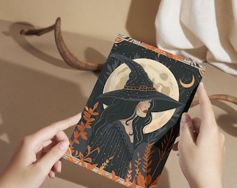Spooky Greeting Card, Witch Theme Greeting Card, Halloween Greeting Cards, Set of Greeting Cards, Spooky Witches Greeting Card
