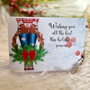 Cartolina di Natale afroamericana