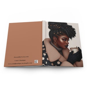 African American Girl Journal | Journal Blank Inside | Schwarzes Mädchen Journal | Tagebuch für Sie | Frauentagebuch | Geschenk für Sie | Notizbuch Bild 2