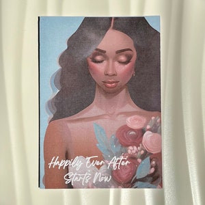 Happy Ever After, Starts Now Hochzeitskarte