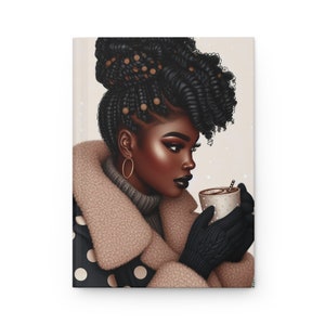 African American Girl Journal | Journal Blank Inside | Schwarzes Mädchen Journal | Tagebuch für Sie | Frauentagebuch | Geschenk für Sie | Notizbuch Bild 4