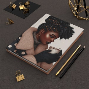 African American Girl Journal | Journal Blank Inside | Schwarzes Mädchen Journal | Tagebuch für Sie | Frauentagebuch | Geschenk für Sie | Notizbuch Bild 3
