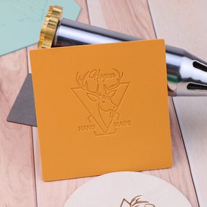 Custom Leather Stamp, Personalized Brass Iron Branding Stamp, Leather Branding Iron, Leather Brass Stamp, Gift for Leather Craftsman