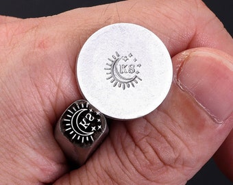 Micro Personalized Jewelry Stamping Tool, Custom Metal Stamp, Custom Imprint Hammer Jewelry logo Stamp, Metal Die,Tiny Steel Stamp