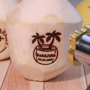 Custom Coconut Stamp, Branded Wedding Coconuts, Custom Engraved Coconut, Custom Branding Iron For Coconut, Custom Leather Stamp For Business