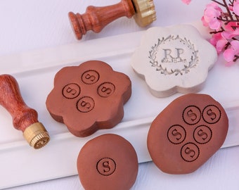 Benutzerdefinierte Messing Polymer Clay Stempel: Personalisierter Keramik Stempel, Geschenk für Hersteller