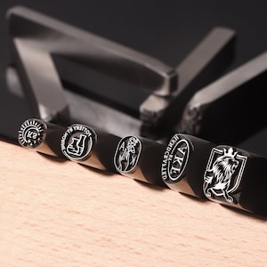 Benutzerdefinierter kleiner Metallstempel, Metall-Logostempel zum Markieren, Logo-Metallstempel, Metallstempel für Schmuck