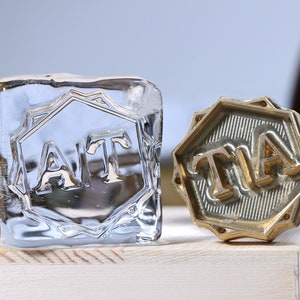 Sello de hielo personalizado, sello de hielo personalizado, sello para cubitos de hielo, molde para cubitos de hielo personalizado, sello para cubitos de hielo personalizado, regalos de Navidad para amantes del whisky