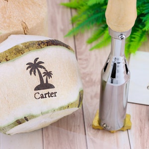 Custom Branding Iron for Coconut, Food Branding Iron, Branding Iron Stamp, Custom Engraved Coconut, Branded Wedding Coconuts, Business gifts