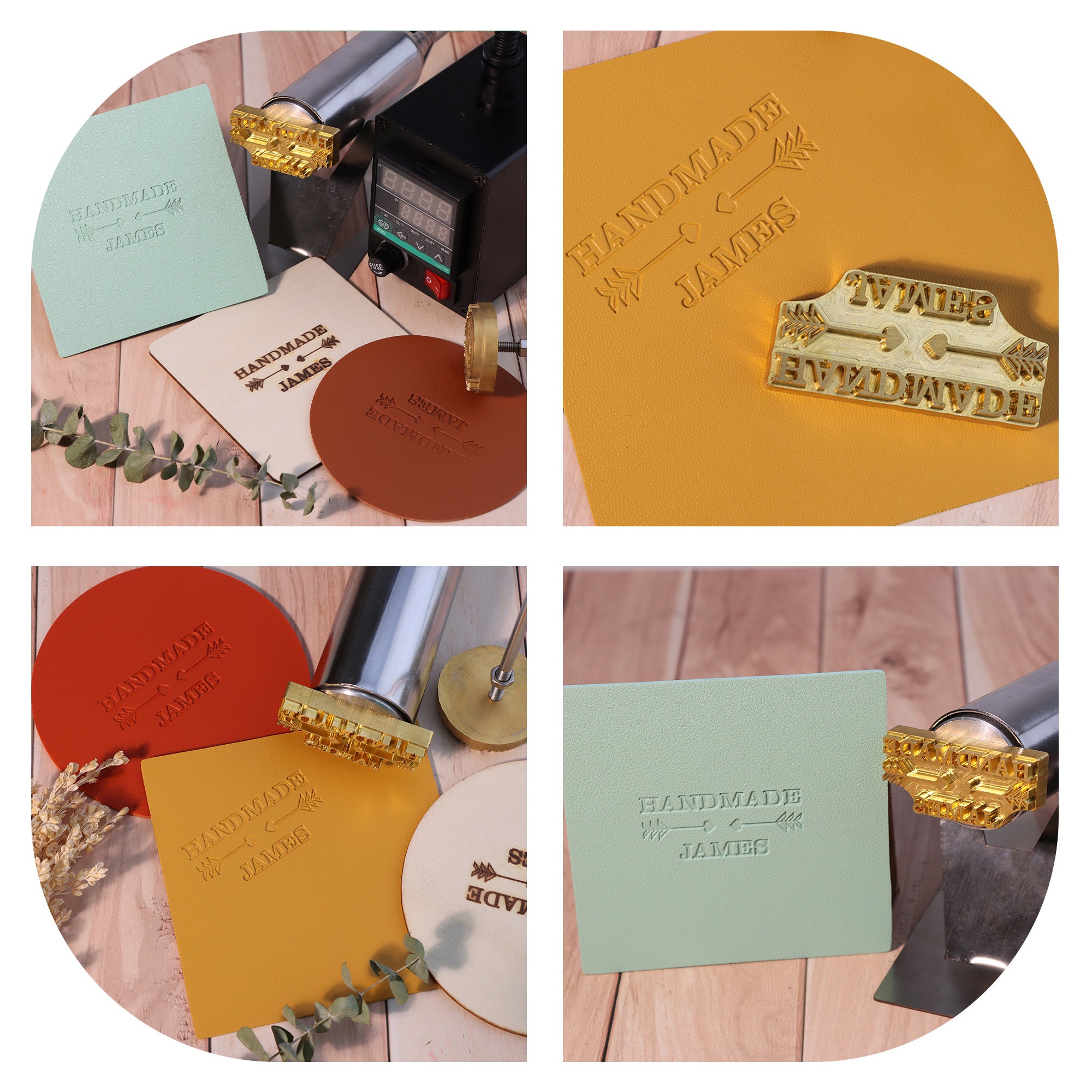 Custom Leather Brand Leather Stamping Tools Personalized Etsy Canada