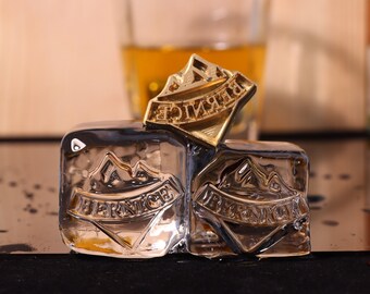 Business Logo Ice Cube Stamp, Custom Ice Cubes Branding Stamp, Bar Logo Stamp, Personalized Ice Cube Stamp for Your Name/Initials