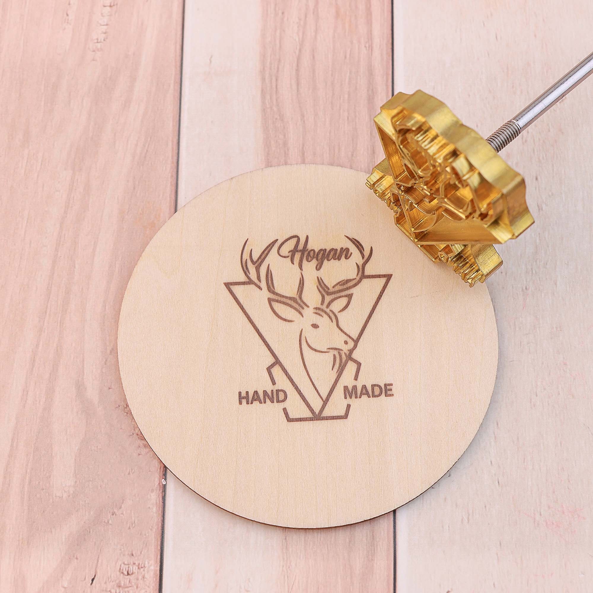 Custom Branding Iron for Woodworkers , Wood Burning Stamp With Electric Branding  Iron , Custom Leather Stamp , Wood Branding Iron 