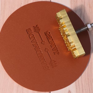 Personalized Custom Leather Stamp Stamping Crafting Tool Brass Stamps  #Custom