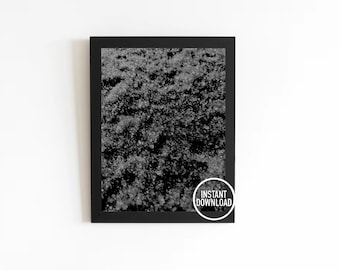 Minimal Abstract Wall Art Print Photography Snow Close up Decor Home Office Bedroom