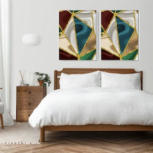 Colourful Marble Canvas Wallart, Wall Decor, Luxury Marble Canvas Decor, Marble Art Canvas, Modern Canvas, Abstract Canvas Print,