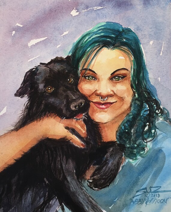 CUSTOM Pet Portraits Hand painted by renown Artist Suz LieburnBrna