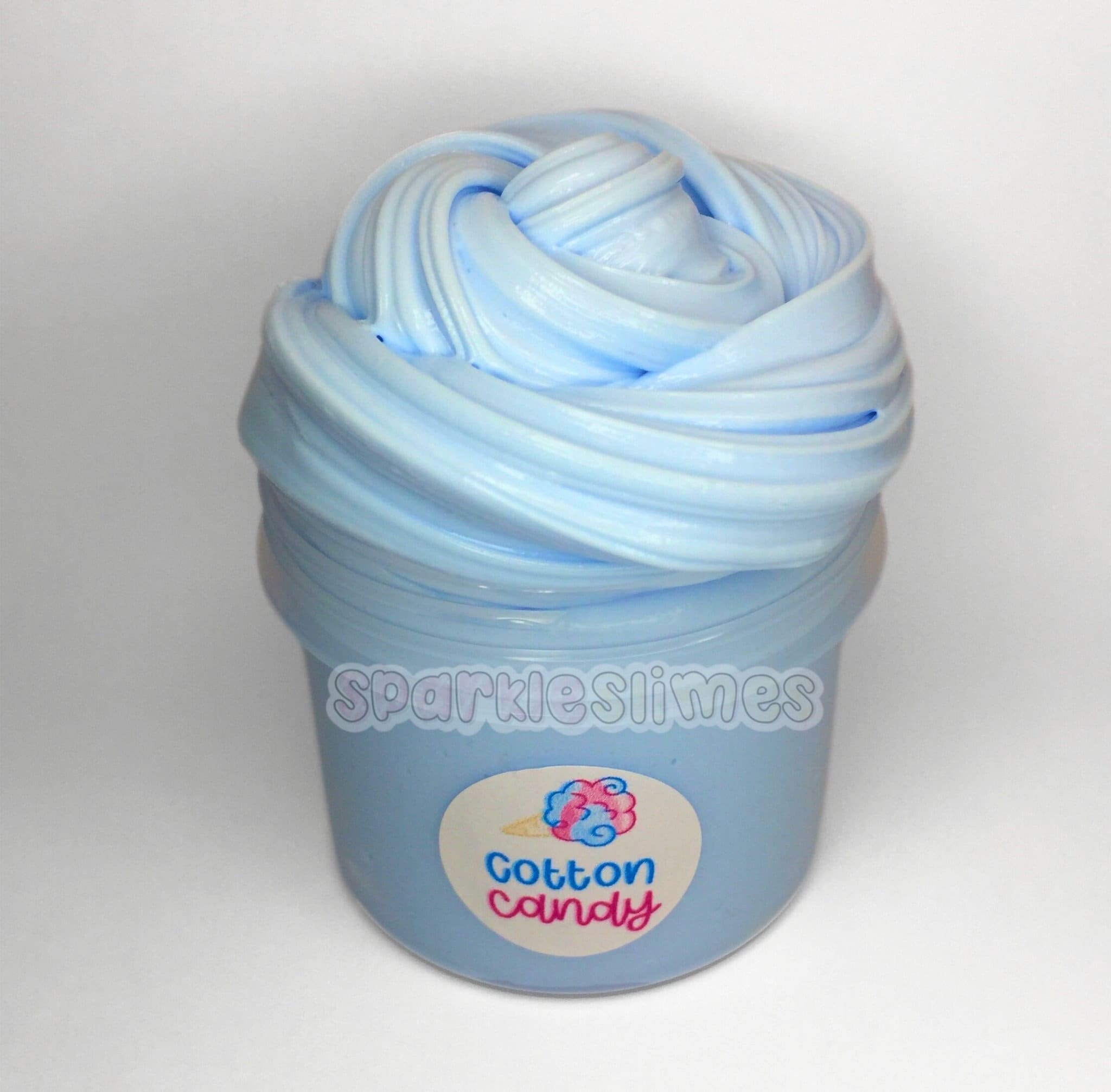 ❤MILKSLIME❤ Cotton Candy Milk Slime 4oz, Thick & Glossy - in Snap Lid